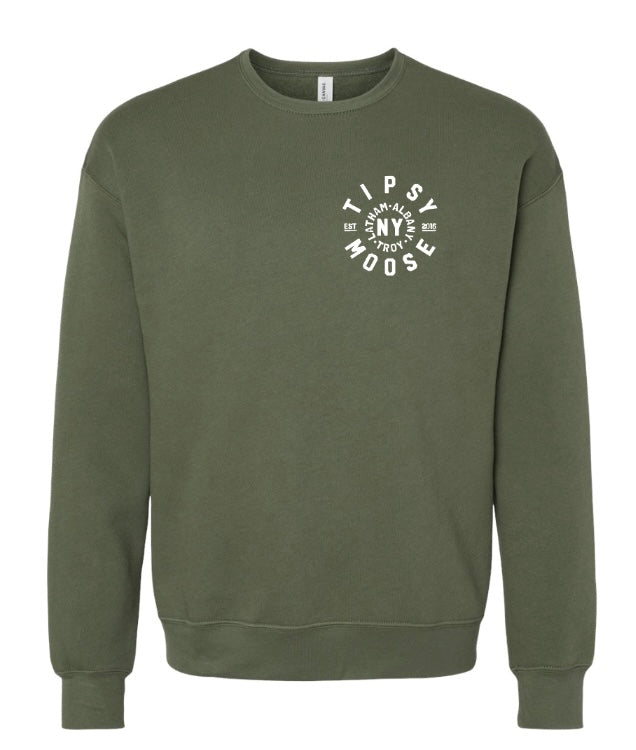 Dark Green Crew Neck