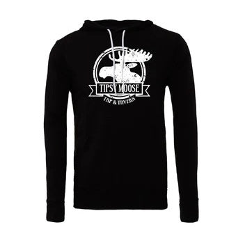 Unisex Black Moose Sweatshirt
