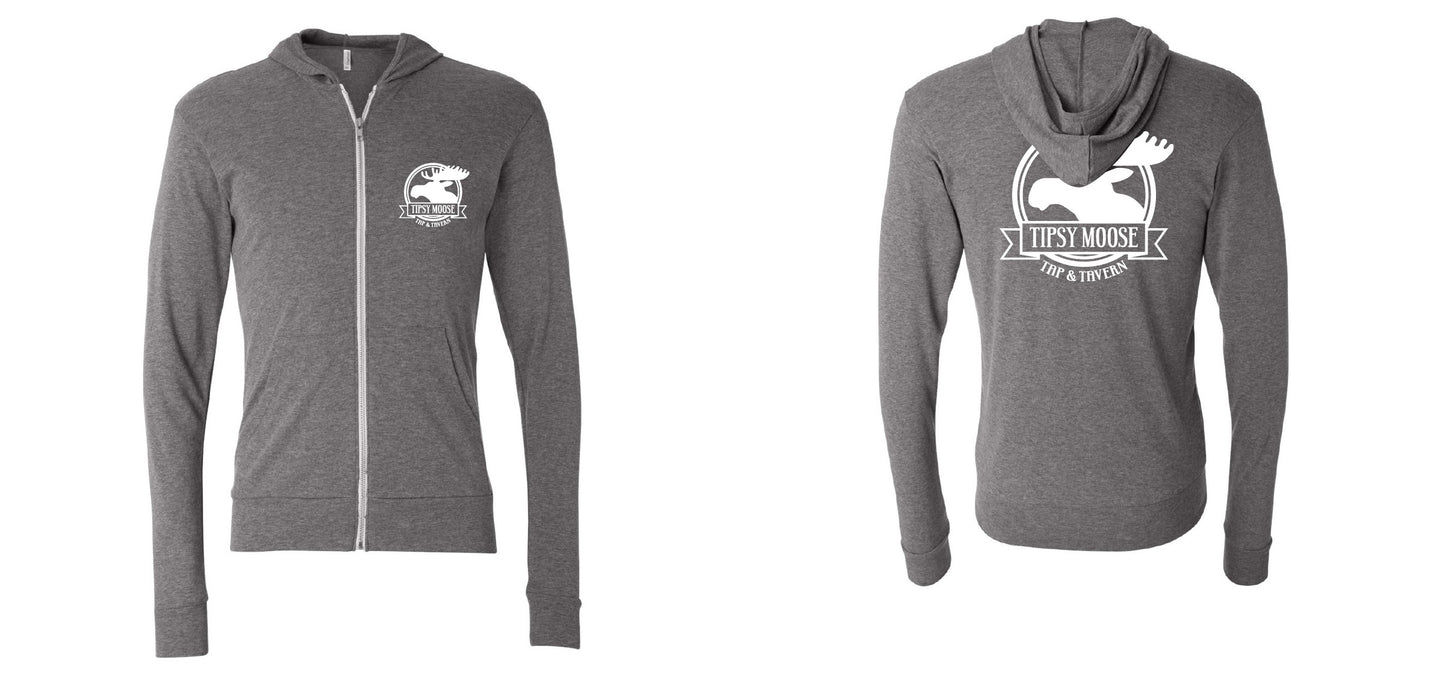 Heather Grey Zip Up Sweatshirt
