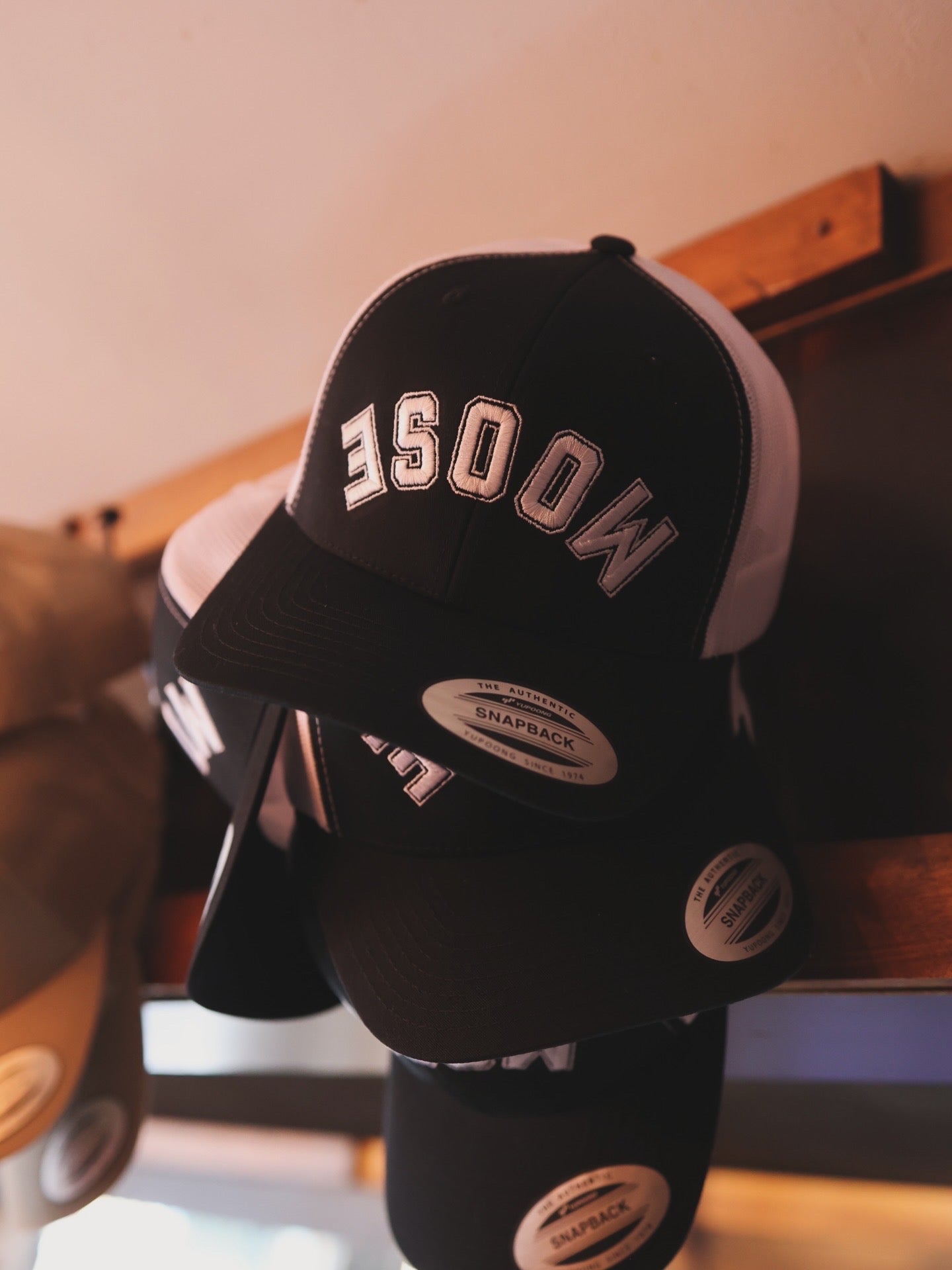 Upside Down Moose Logo Hat